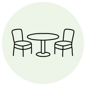 Patio Furniture - Set — 4 Chairs & Table